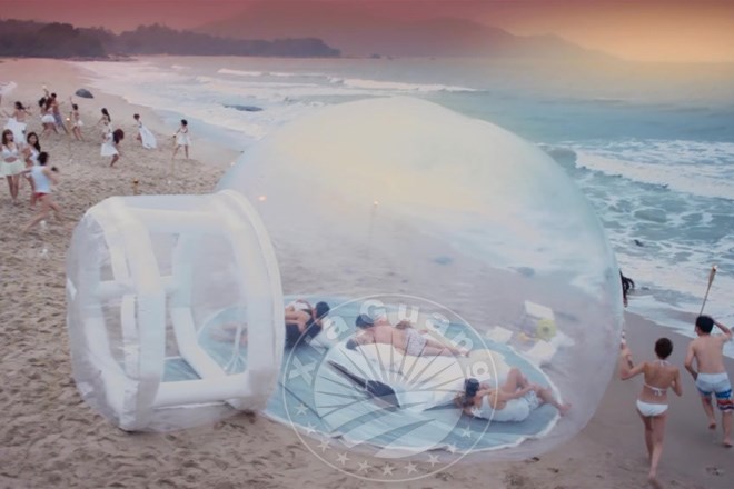 綦江充气球形帐篷
